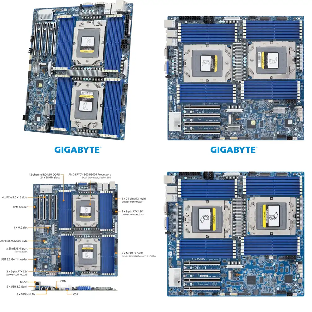 Ddr5 Memory - Scheda Madre Server MZ73-LM2 per EPYC