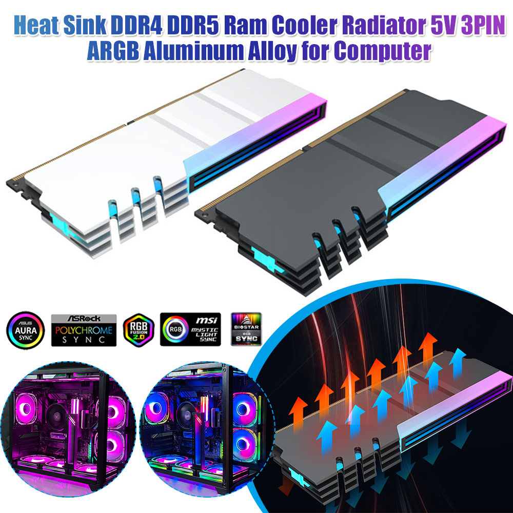 Ddr5 Rgb Ram - Dissipatore di Calore per Moduli di