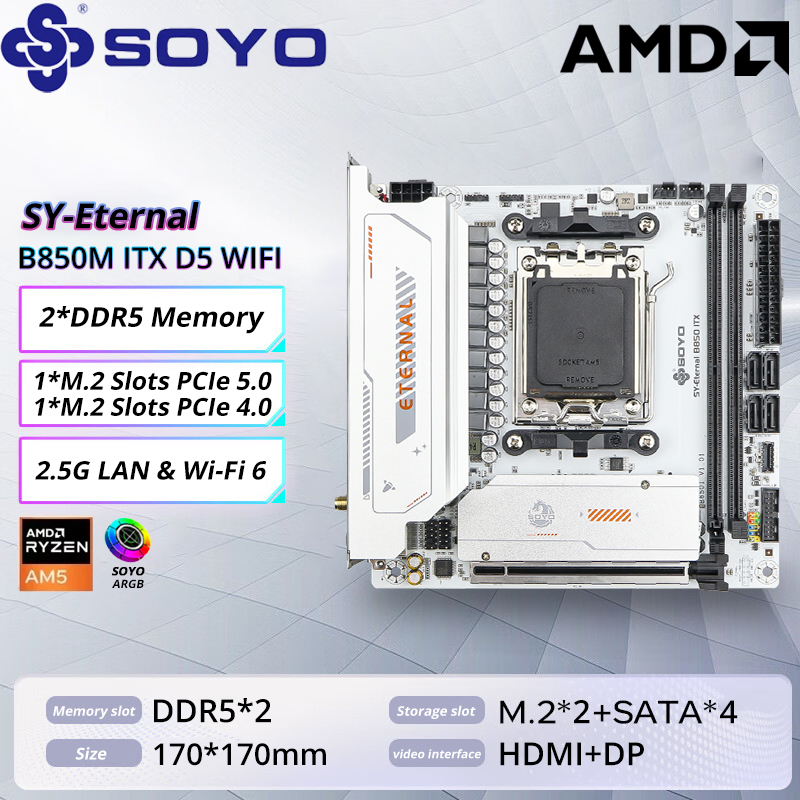 Ddr5 Rgb Ram - Scheda madre SOYO B850M ARGB WIFI6