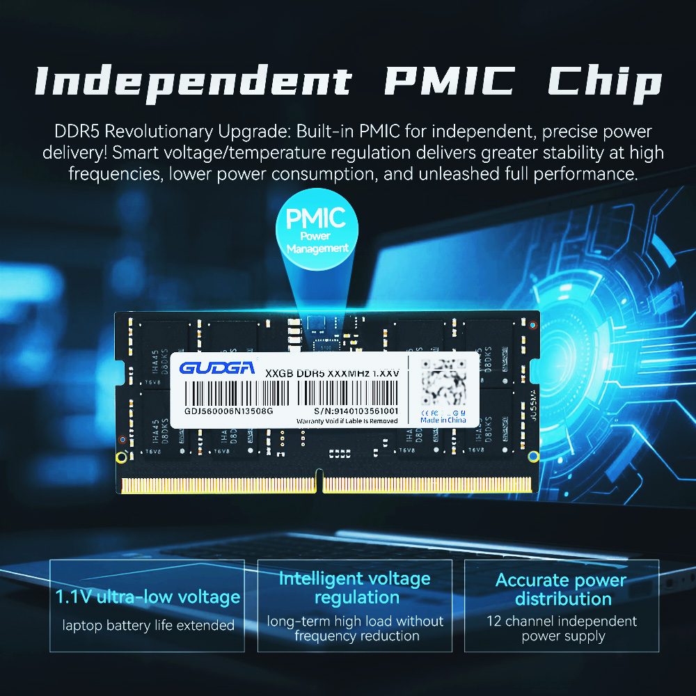 RAM DDR5 GUDGA 8GB 16GB 32GB M - Ddr5 Sodimm recensione e prezzo
