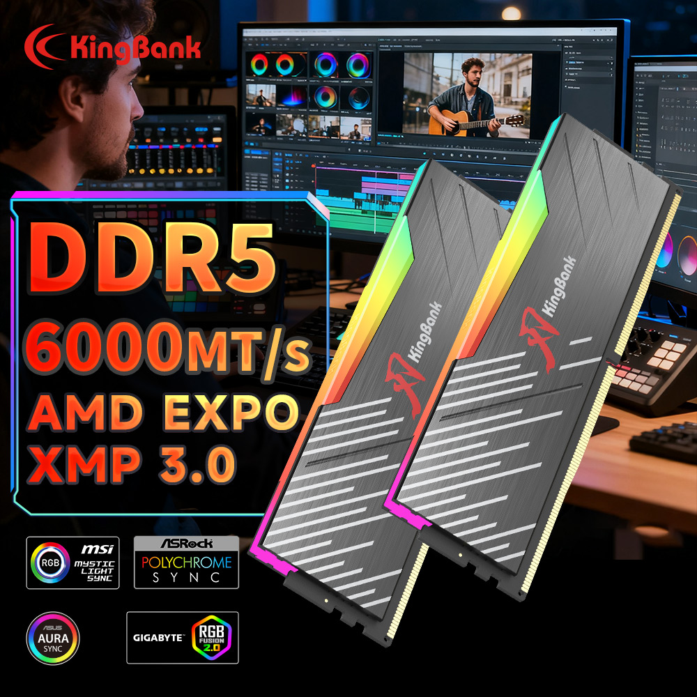 KingBank KRRB DDR5 RGB 16GB /1 - Ddr5 64Gb recensione e prezzo